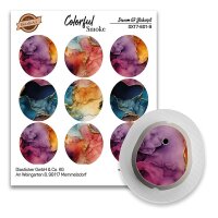 Dexcom G7 Sticker - 9er Set "Colorful Smoke"