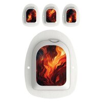 Omnipod Podsticker - Fire (4er Set)