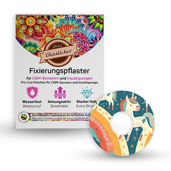 FreeStyle Libre 3 Pflaster - Unicorn Glow