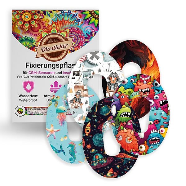 Dexcom G6 Pflaster - Mix-Paket - PLAYTIME