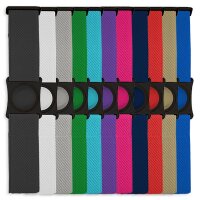 FreeStyle Libre 3 Fixierband - Halter: Ring Schwarz (Bandfarbe wählbar)