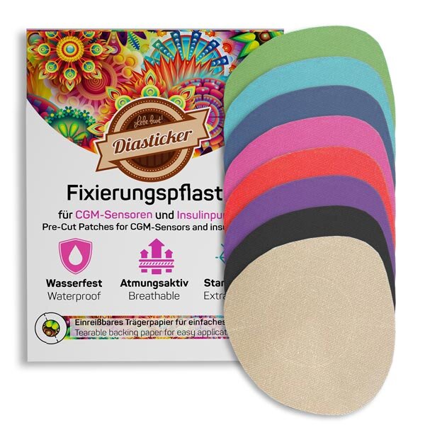 Overpatch Fixierpflaster (7 cm) - verschiedene Farben