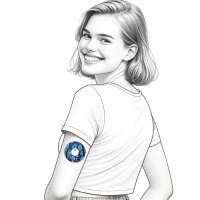 FreeStyle Libre 3 Pflaster - Batik Peacock