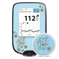 FreeStyle Libre Sticker (Messgerät) - Let it snow 2
