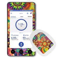 Omnipod Dash Sticker - Lebe bunt