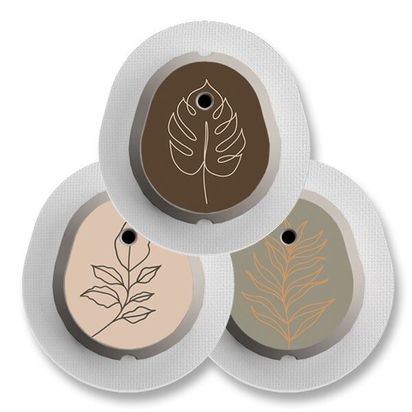 Dexcom G7 Sticker - 3er Set "Blätter"