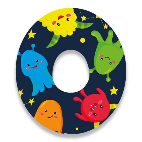 Dexcom G7 Fixierpflaster - Monsterparty (5 Stück)