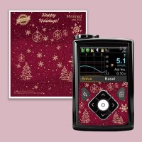 Minimed Sticker - "Happy Holidays"