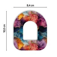 Omnipod Pflaster - Colorful Smoke