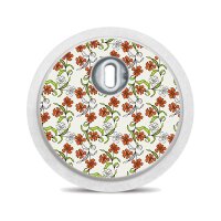 FreeStyle Libre Sticker (Messgerät) - Blumenranken