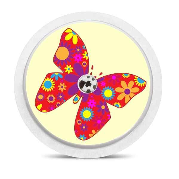 FreeStyle Libre 2 Sticker - Schmetterling
