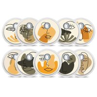 FreeStyle Libre 3 Sticker - 10er Set "Abstrakt"