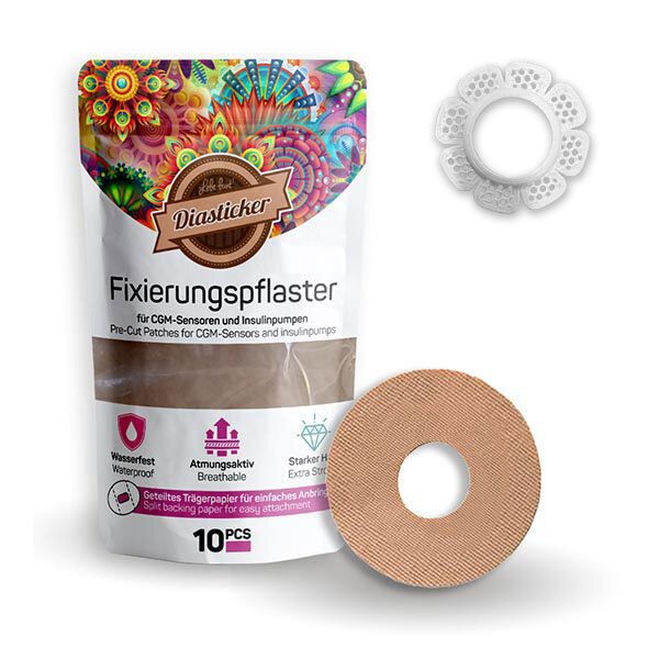 + 10 Pflaster (Beige)