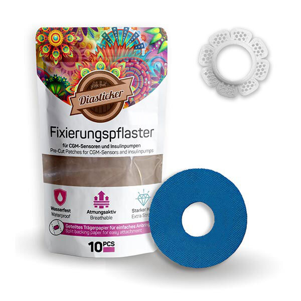 + 10 Pflaster (Dunkelblau)