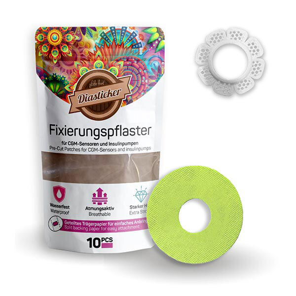 + 10 Pflaster (Grün)