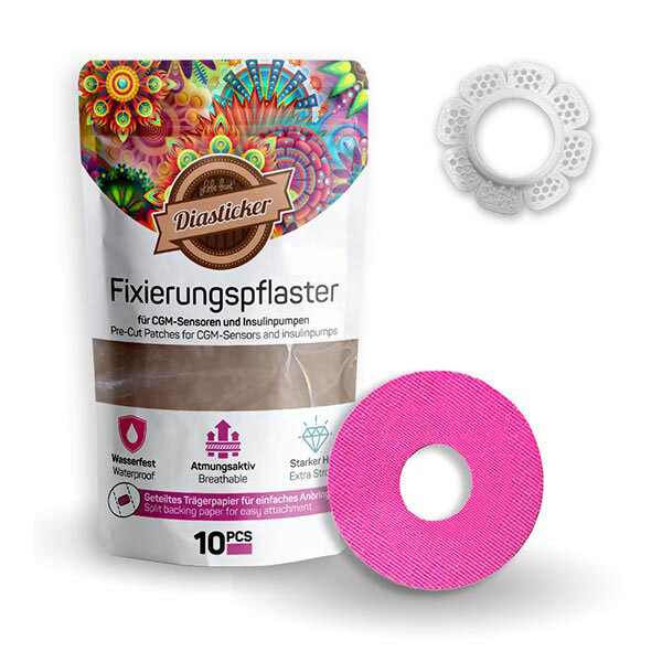 + 10 Pflaster (Pink)