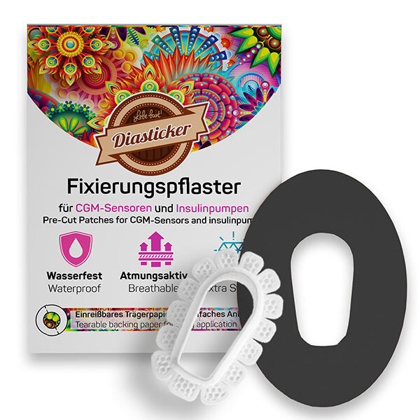 + 10 Pflaster (Schwarz)